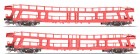 01670 Tillig Set of 2 Automobile transport cars